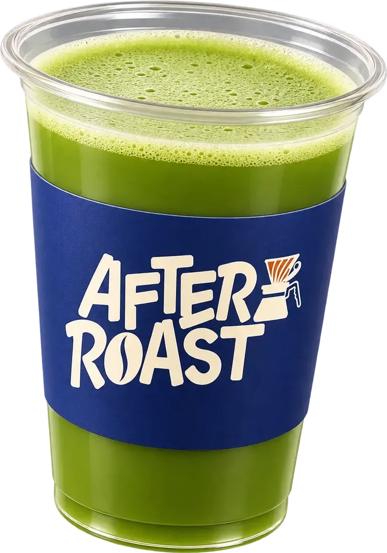 Vanilla Matcha in an After Roast cup